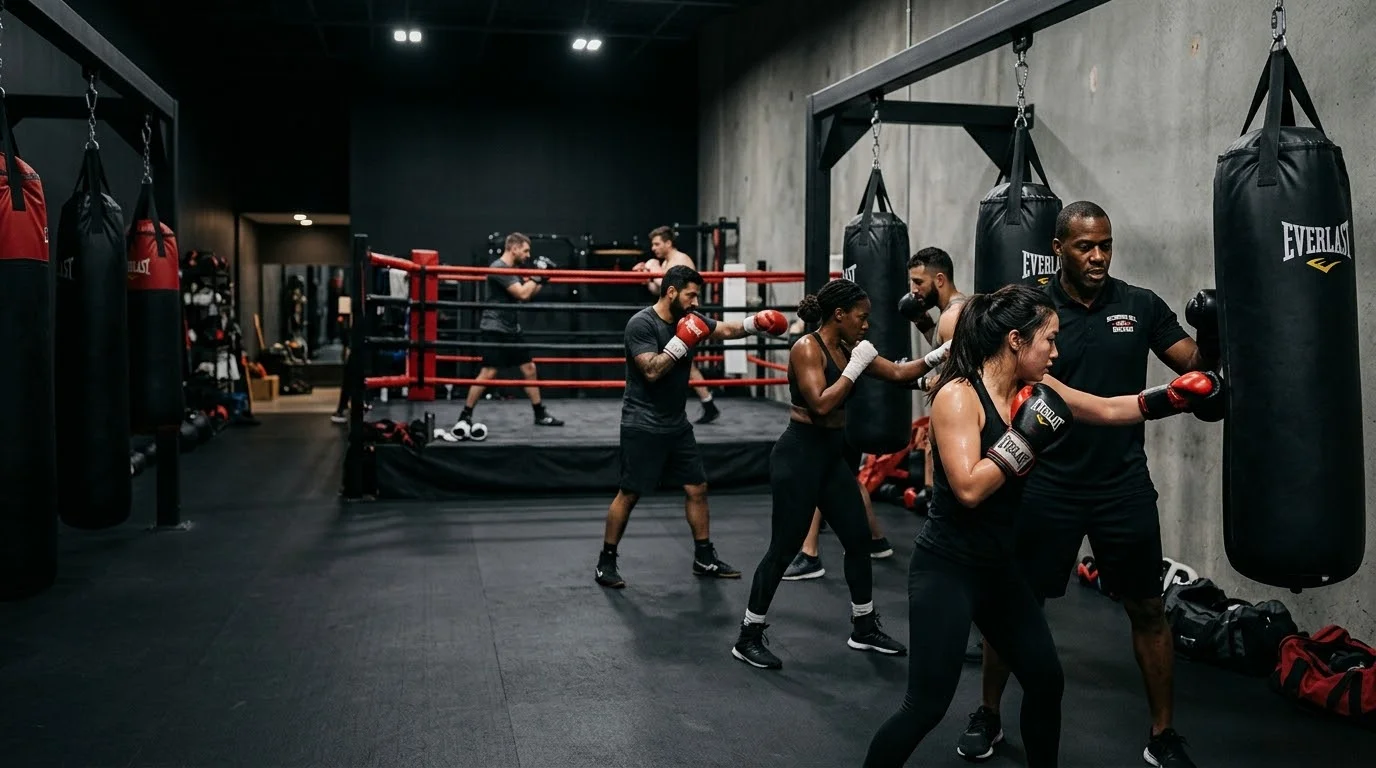 Adult boxing training