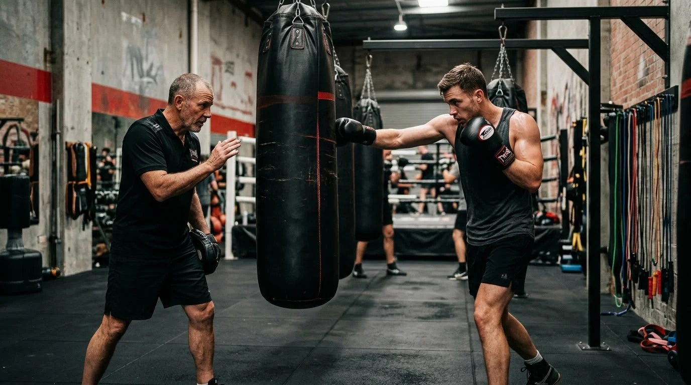 Adult boxing training